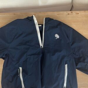 Zero Restriction Golf Size L Short Sleeve Rain Jacket Old Sandwich Golf